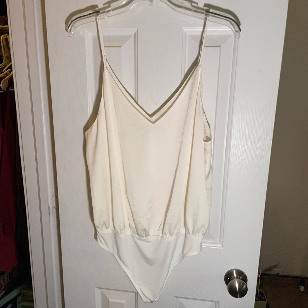 White Express bodysuit